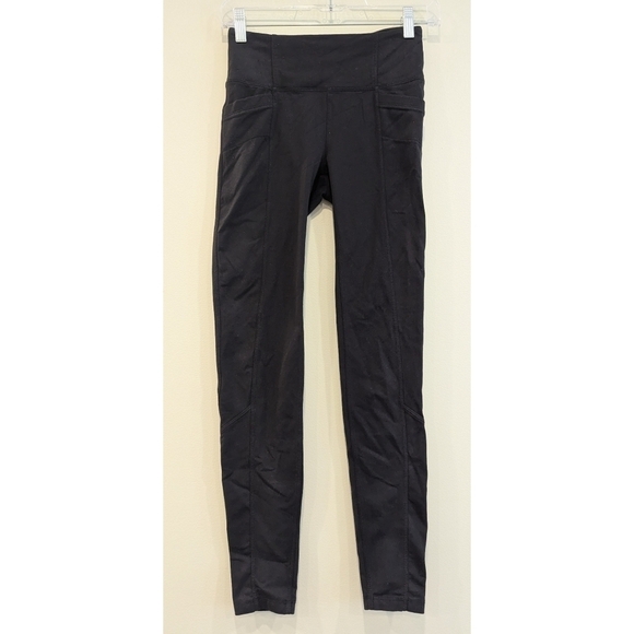 Athleta Metro High Waisted Leggings in Black Size XS - Picture 1 of 6